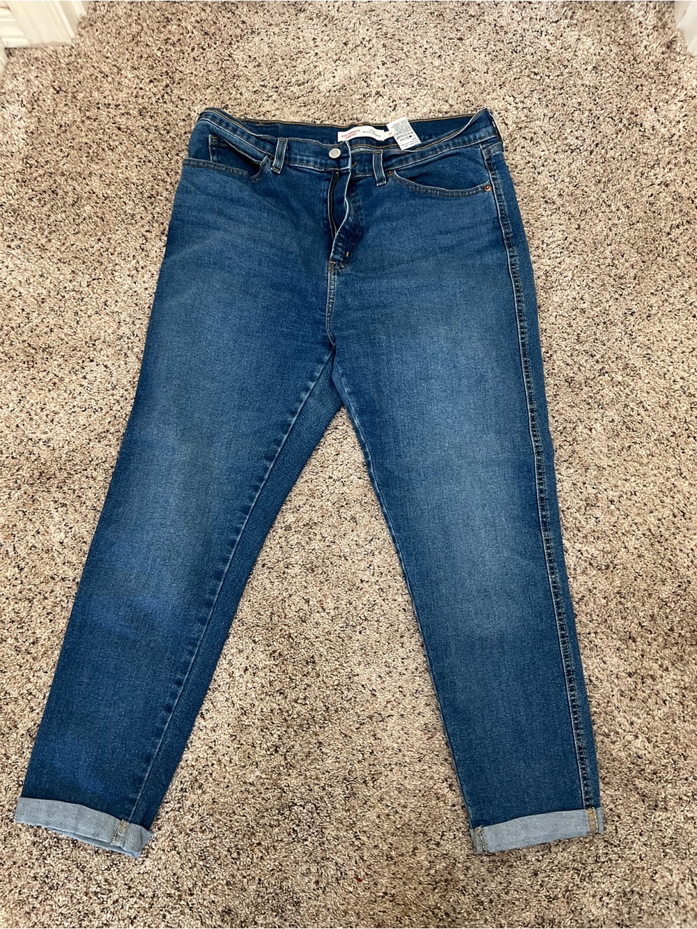 Levi's Women's Medium Blue Boyfriend Jeans
